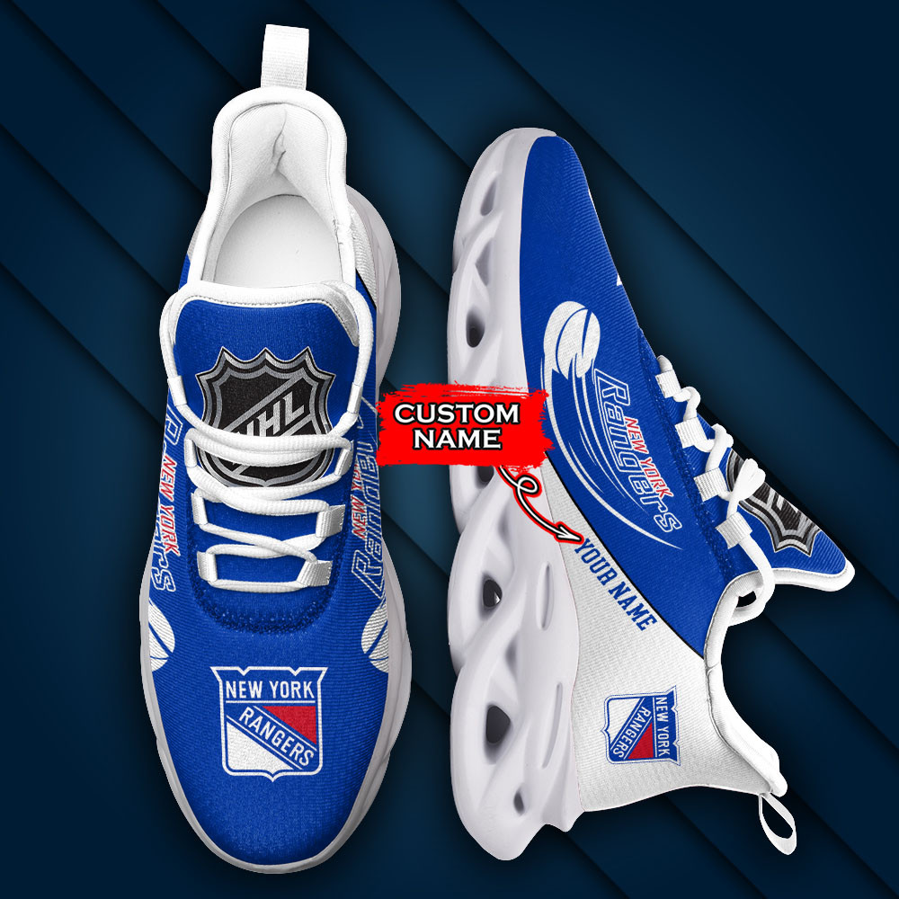 New York Rangers NHL Max Soul Shoes Sneakers For Men And Women Ver 03