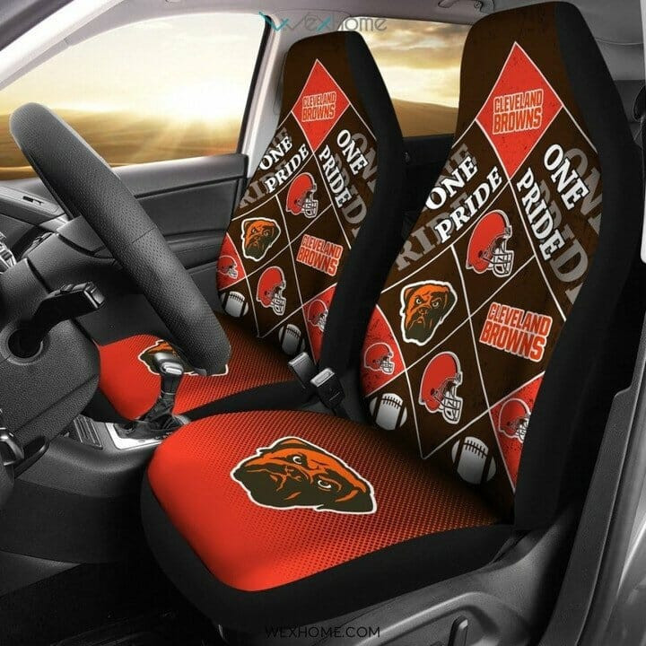 Cleveland Browns Orange Car Seat Cover CSC5132