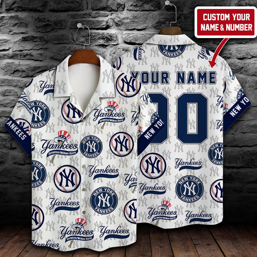 Newyork Yankees Mlb Custom Summer 3D Hawaiian Shirt