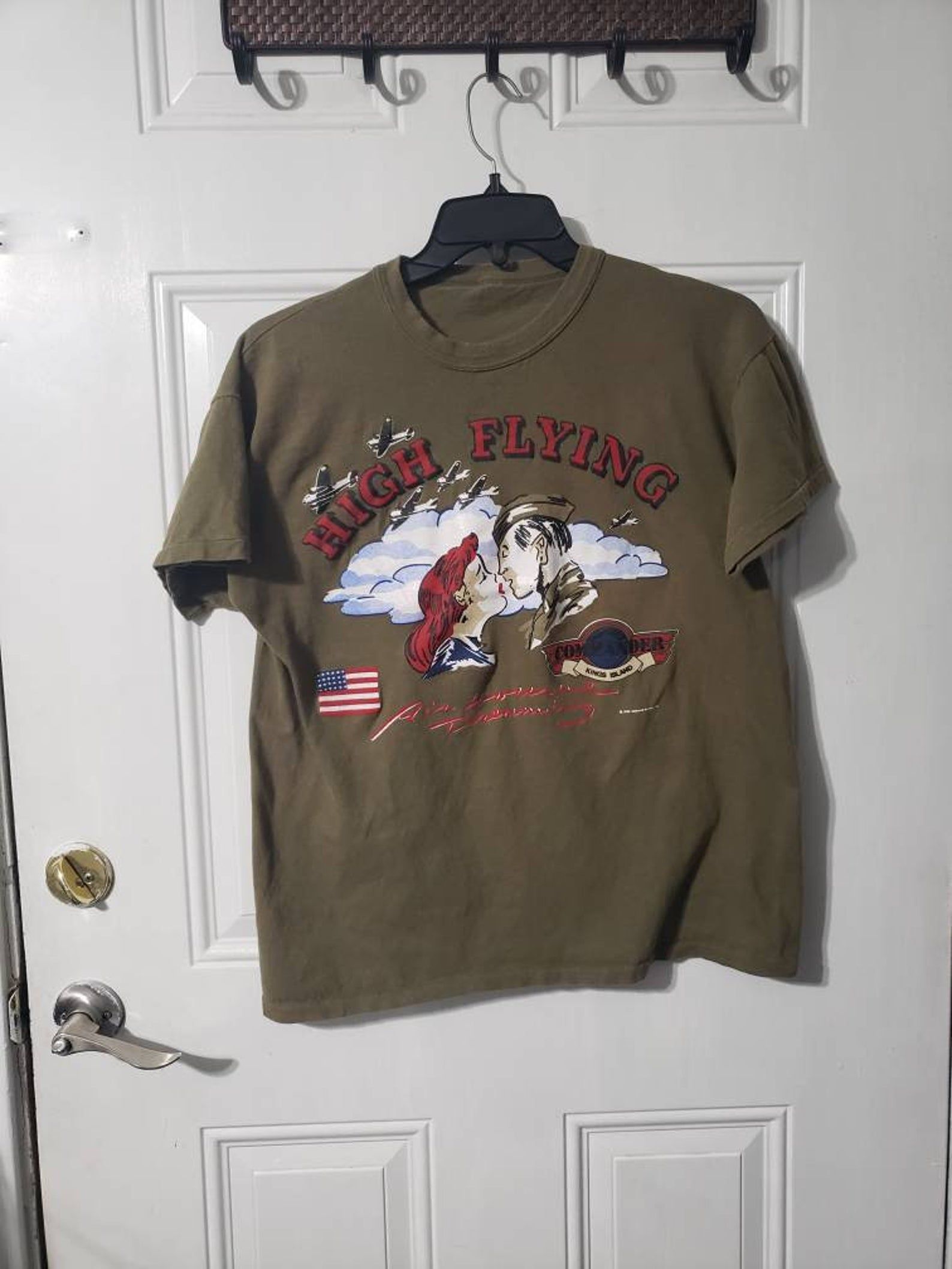 Vintage 90S Air Flying T-Shirt M-L