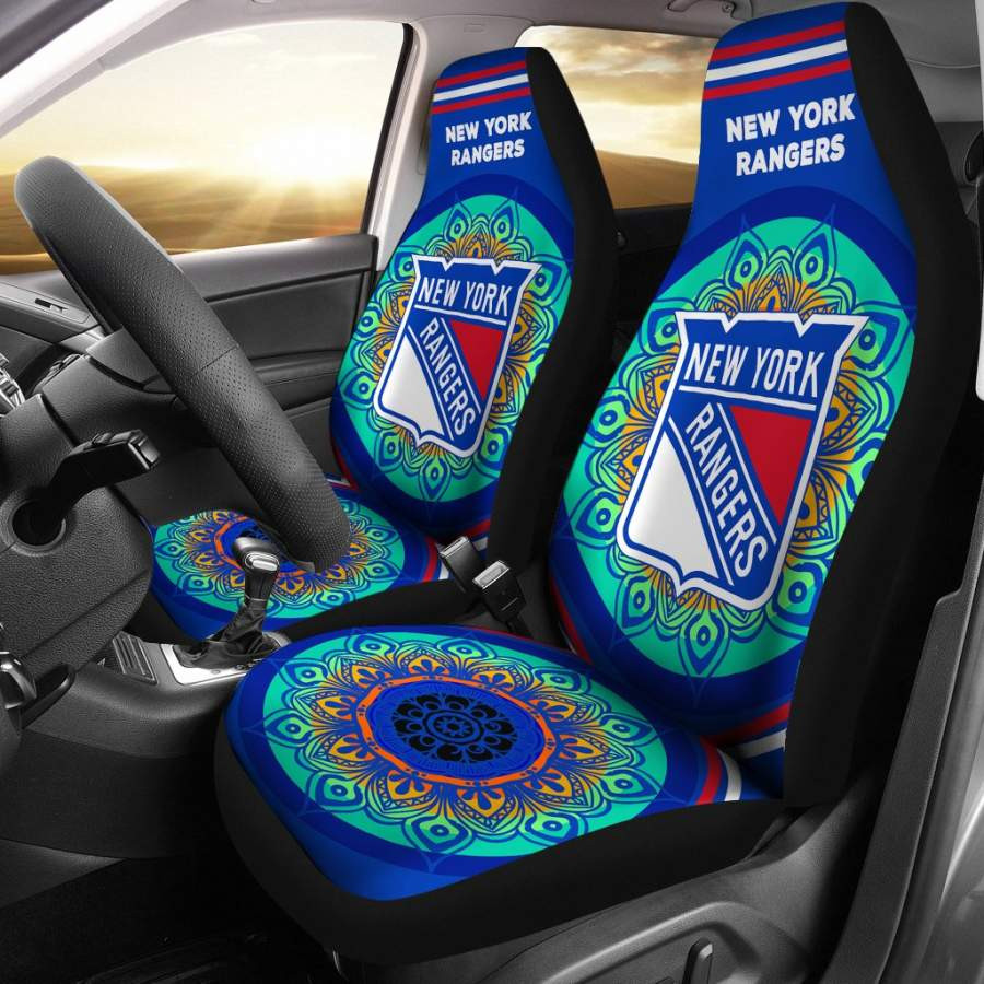 Unique Magical And Vibrant New York Rangers Car Seat Covers CSC9615