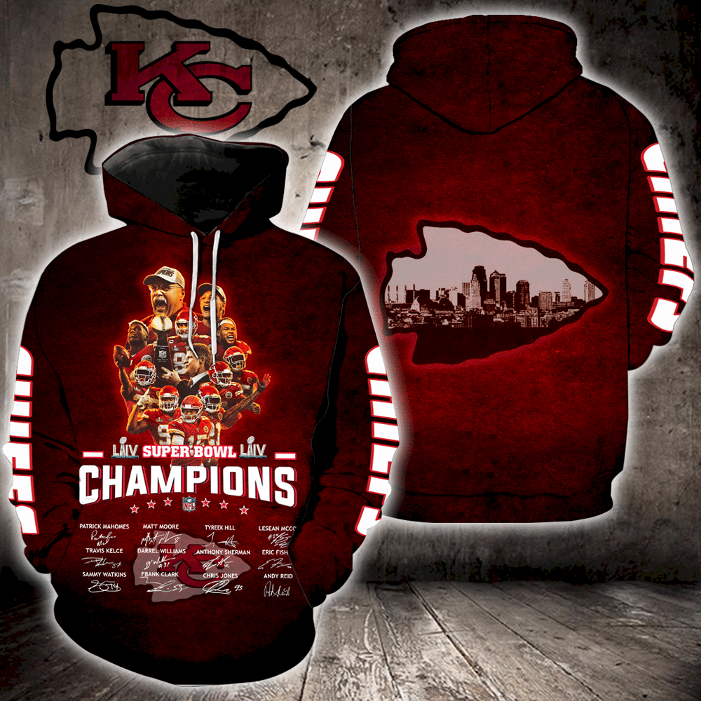 Kansas City Chiefs New  K1418 16 Unisex 3D Hoodie Gift For Fans