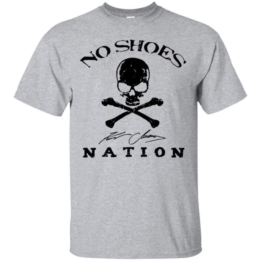 AGR Kenny Chesney No Shoes Nation Logo Mens Cotton T-Shirt POD Design By Facetotes Fashion Design by Facetotes Fashion