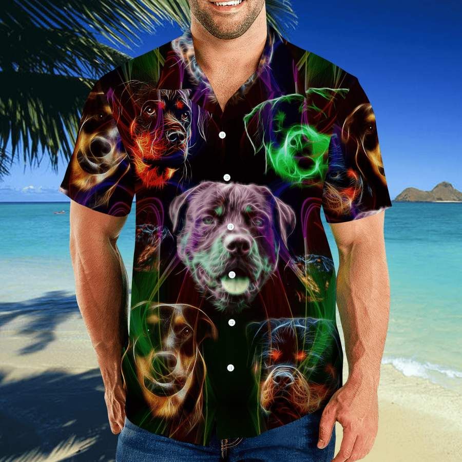 Hawaiian Aloha Shirts Rottweiler Col &hellip;