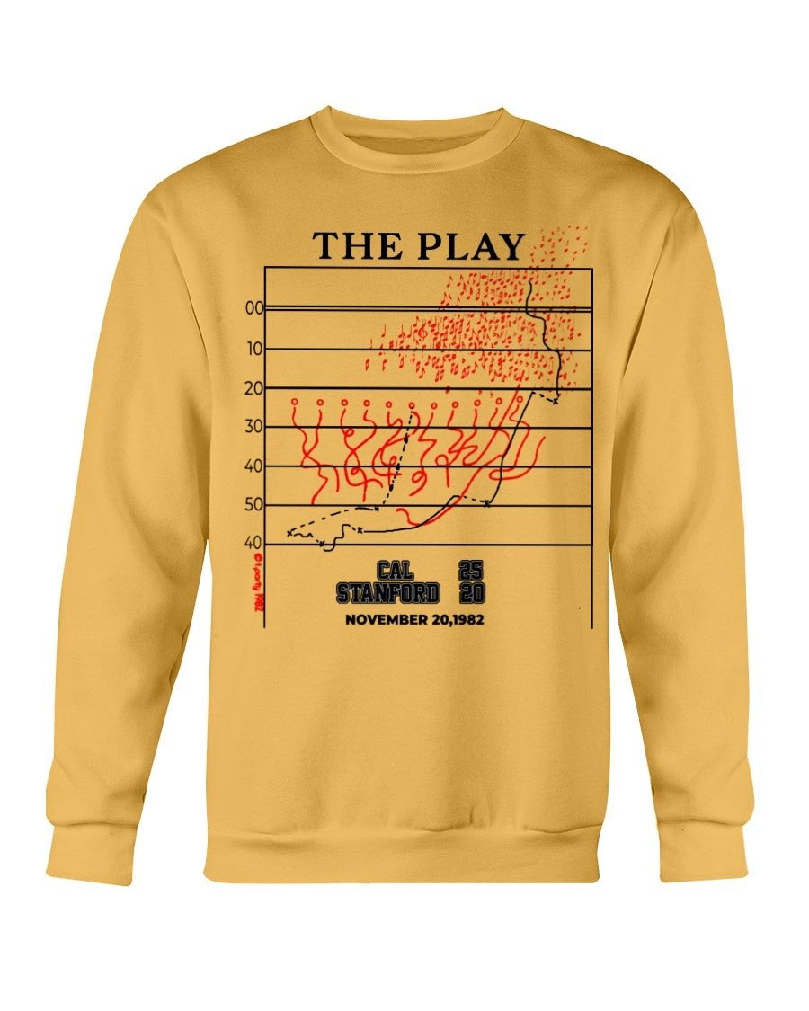 The Play Stanford Cal Shirt 1982 Vintage College Football Sweatshirt 210921