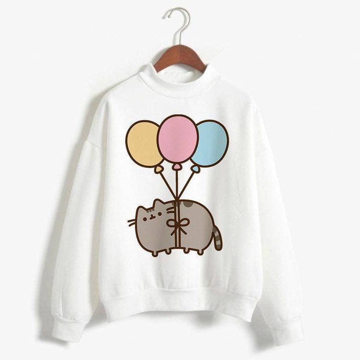 Cat Sweatshirt custom printed sweate …