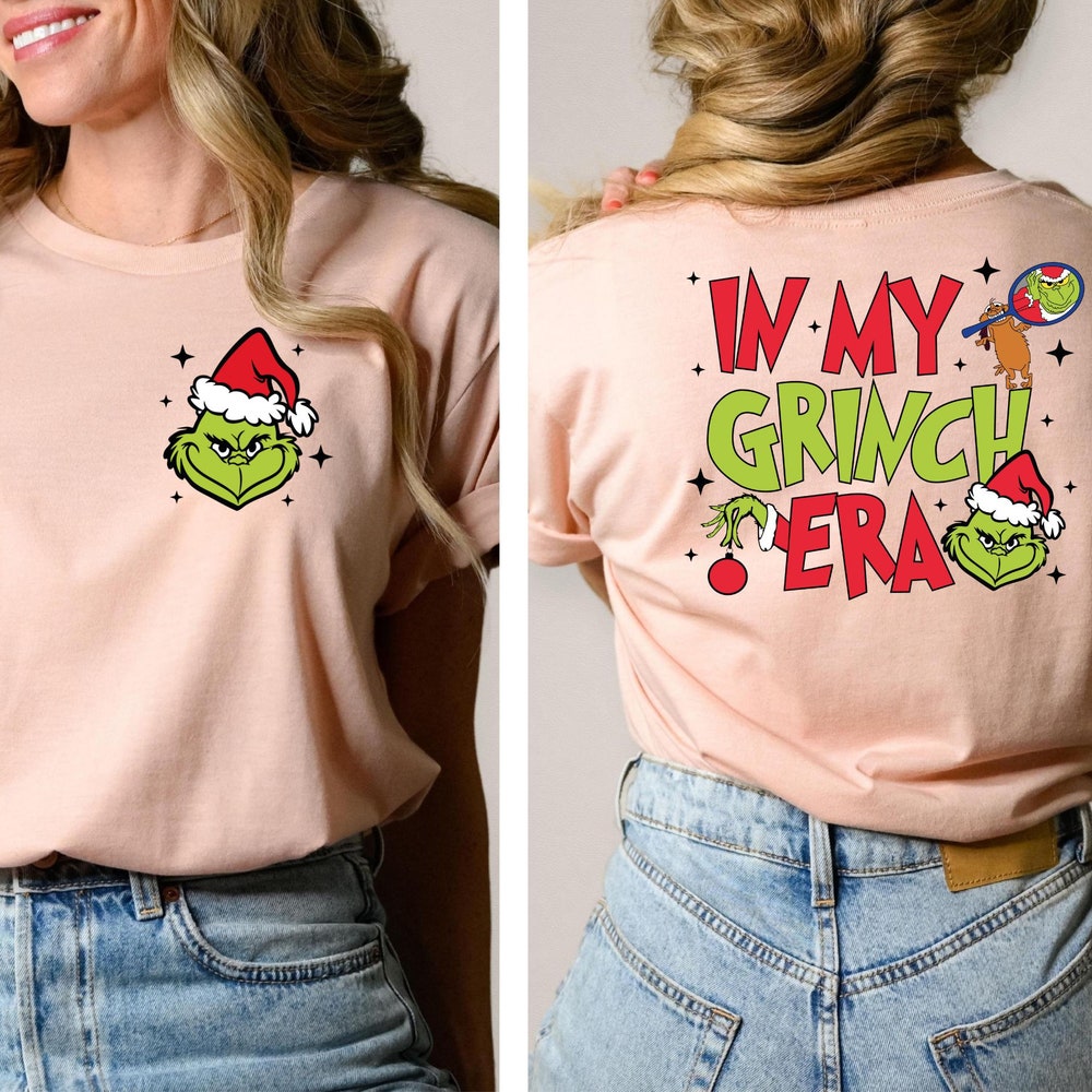 In My Grinch Era Shirt, Grinch Christmas Sweatshirt, Grinchmas Sweatshirt, Christmas Sweatshirt, Christmas Shirt, Christmas Gift Your Look, Your Rules