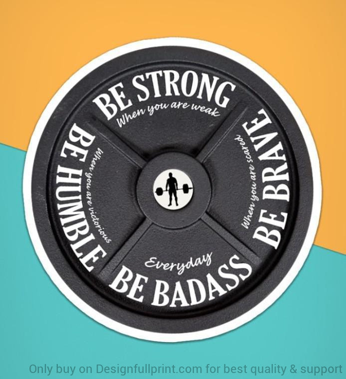 Weight Plate Ornament Lh