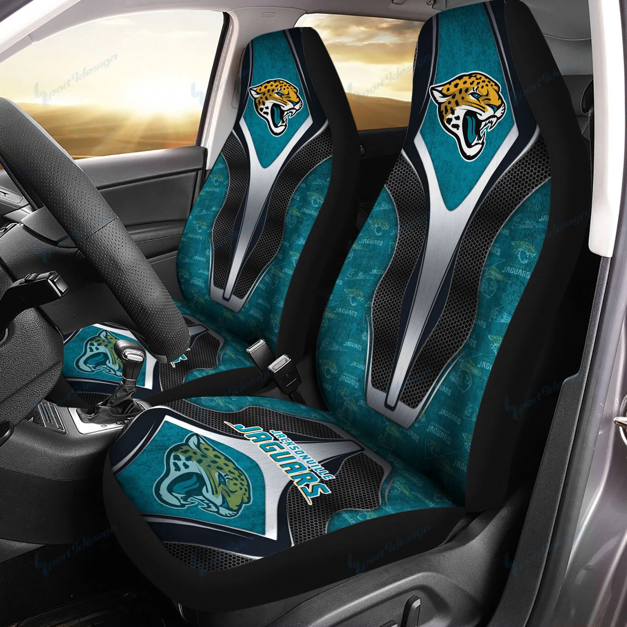 Jacksonville Jaguars Car Seat Cover Set CSC5491