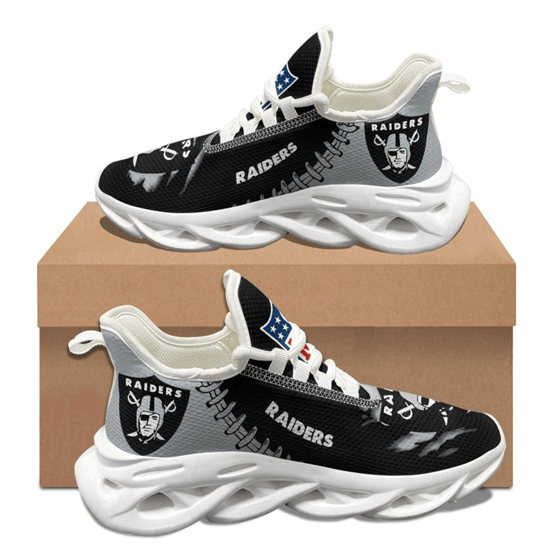 Las Vegas Raiders Sneakers 3D Max Soul Shoes MS5924