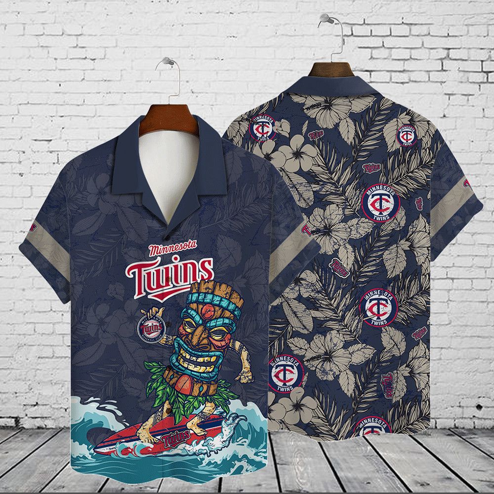 Minnesota Twins Hawaiian Shirt With All Over Print