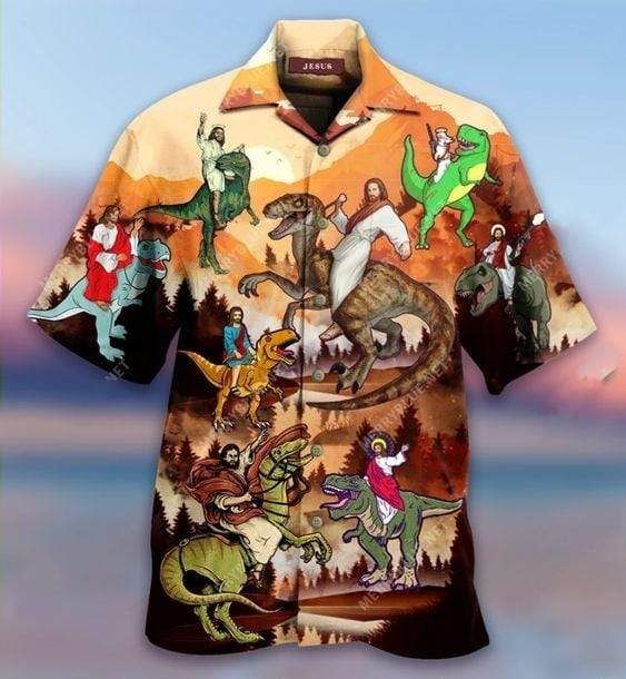 Hawaiian Aloha Shirts Jesus Rides A …