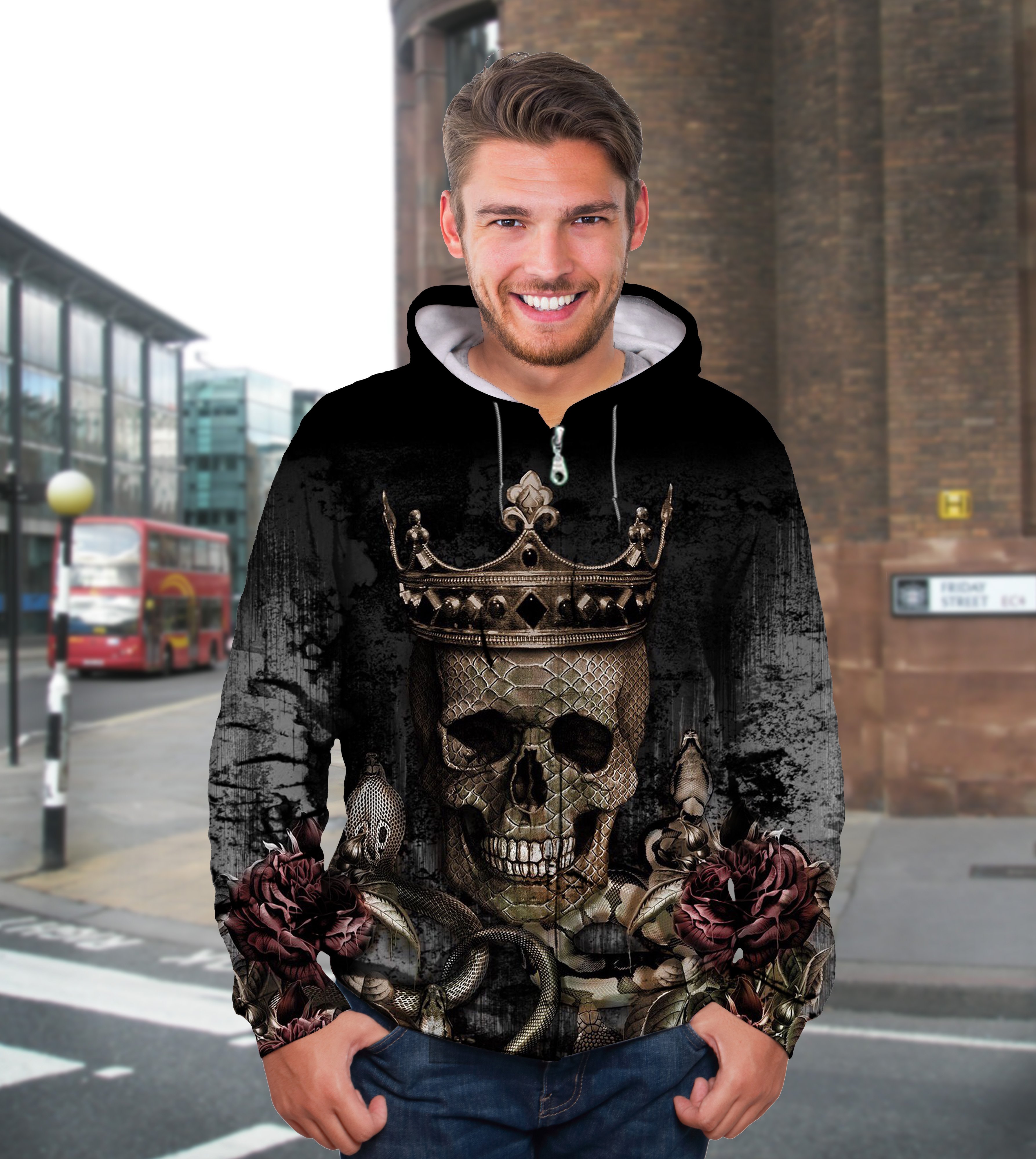 Skull Gift 3D King Skull Cobra And R &hellip;