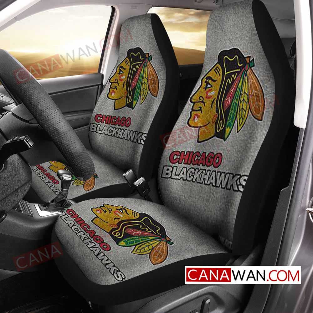 Chicago Blackhawks Car Seat Cover Set CSC3677