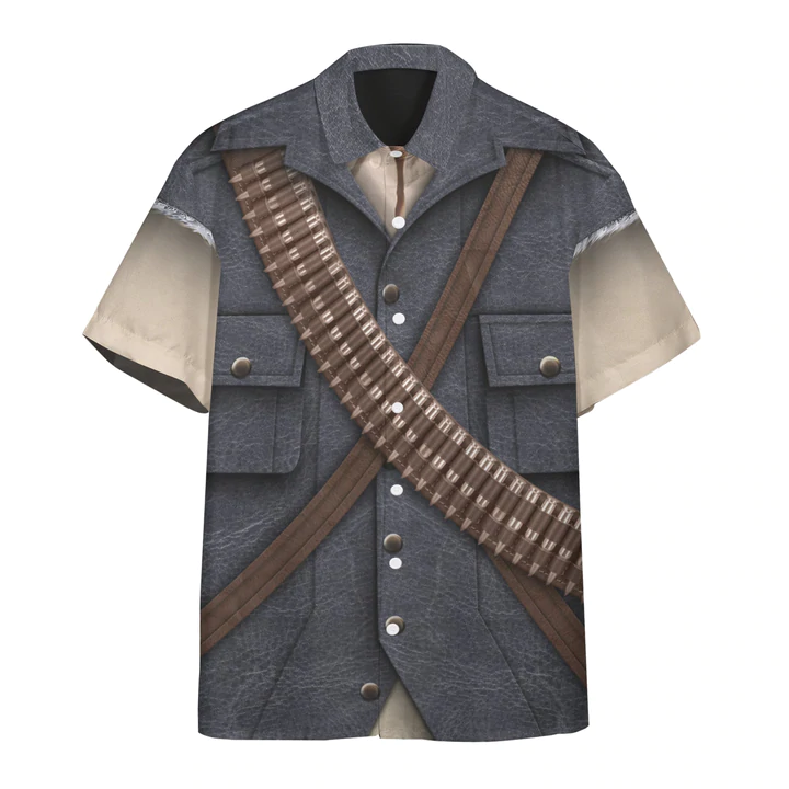 3D John Marston Custom Hawaiian Short Sleeve Shirt, Hawaiian Shirt For Men, Women