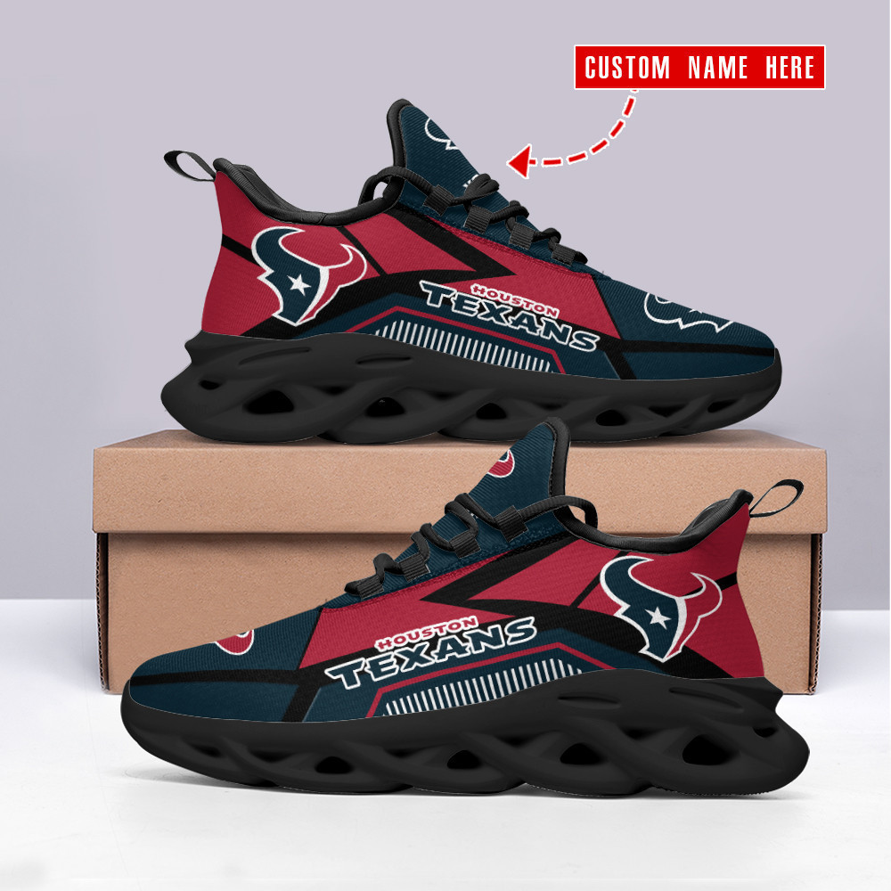 Houston Texans Personalized Clunky Sneaker Max Soul Shoes MS3745