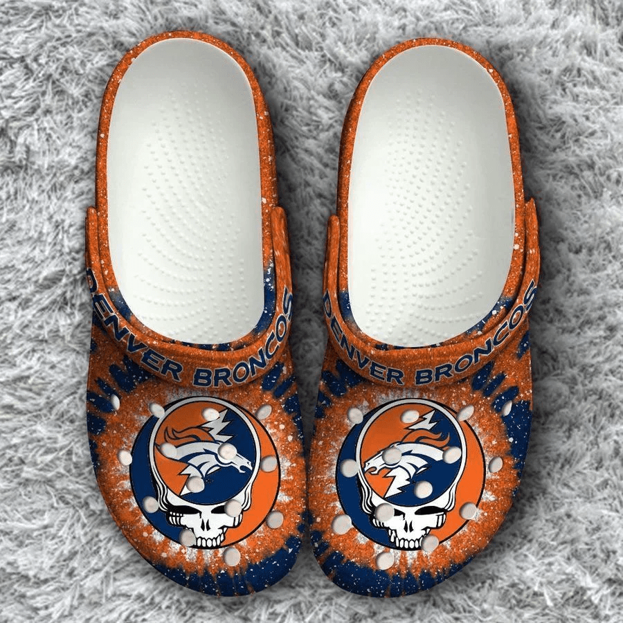 Denver Broncos Grateful Dead Classic Crocss Clog Comfortable Shoes Ver450