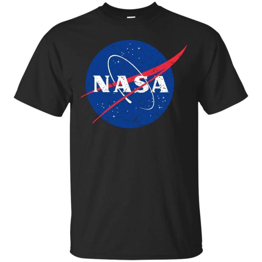 AGR Vintage NASA Logo Distressed Design – NASA Space Shirt