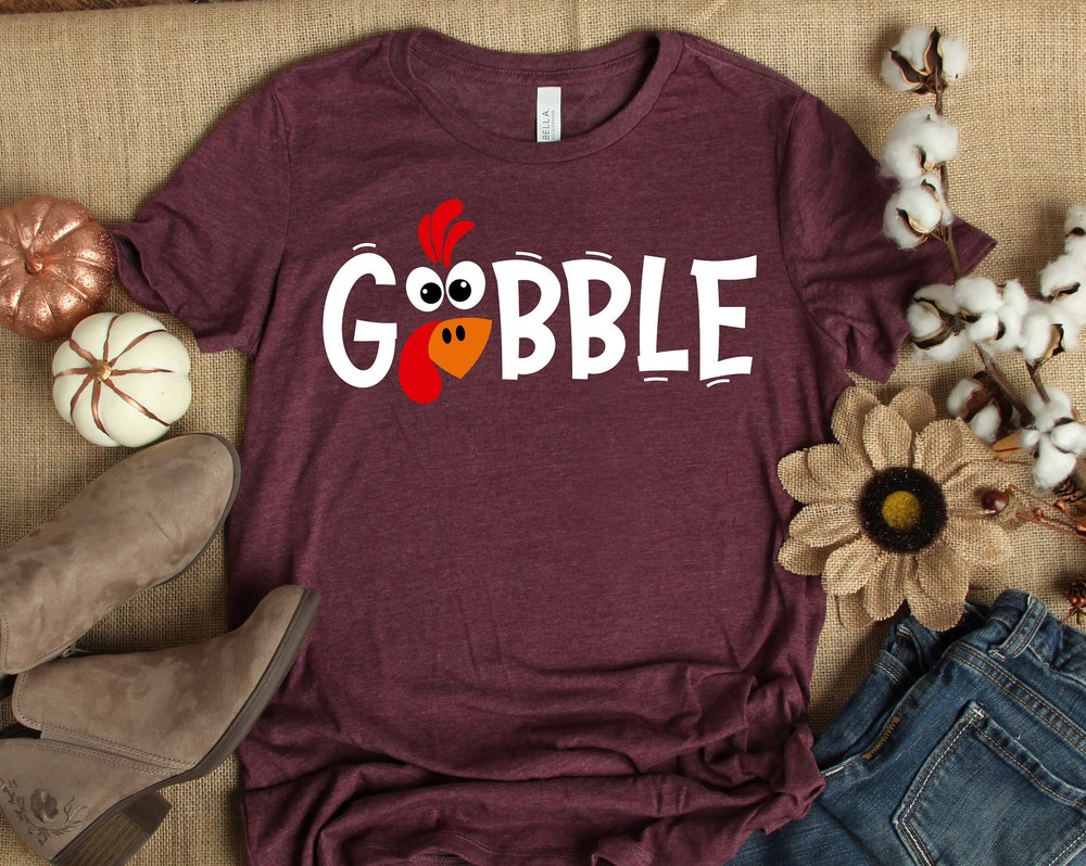 Gobble Gobble Thanksgiving Shirt, Thanksgiving T Shirt Womens, Family Thanksgiving Shirts, Funny Thanksgiving 2022,Thanksgiving  Shirt  - Shirtstylecentral Fashion Moderndaydecors
