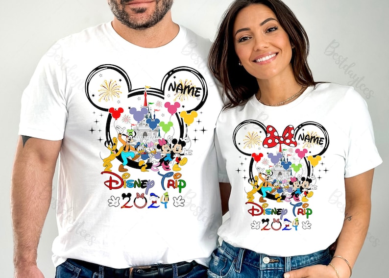 Custom Disney Trip Shirts, Disneyworld Shirts, Disney Vacation T-shirt, Disney Couple Shirt, Disney Family Matching Shirts, Disney Trip GV83