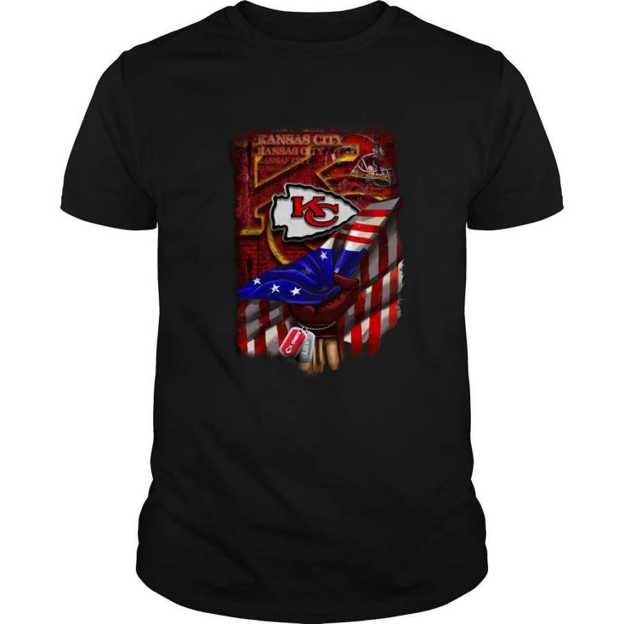 kansas city chiefs super bowl champions american flag shirt