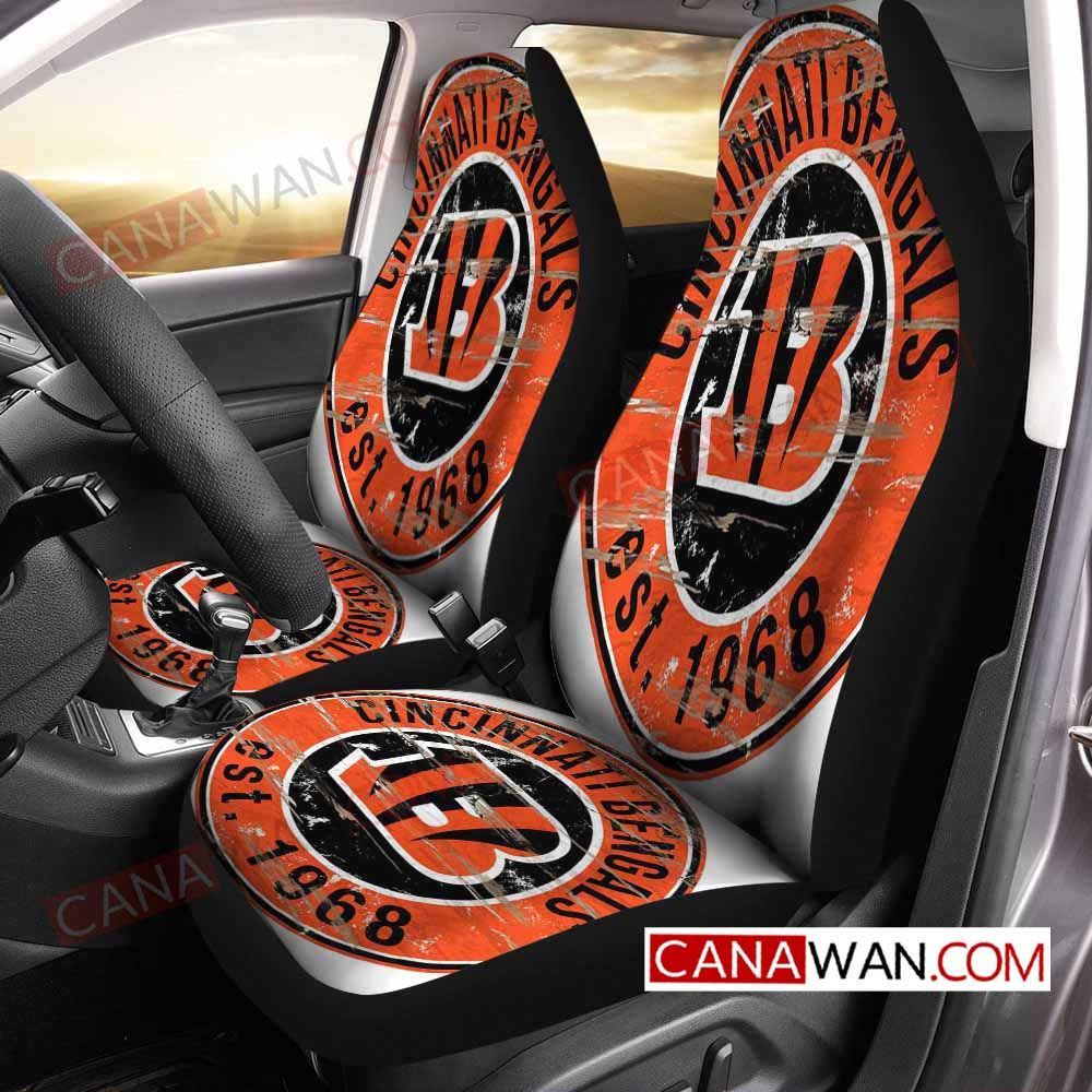 Cincinnati Bengals Car Seat Cover Set CSC50