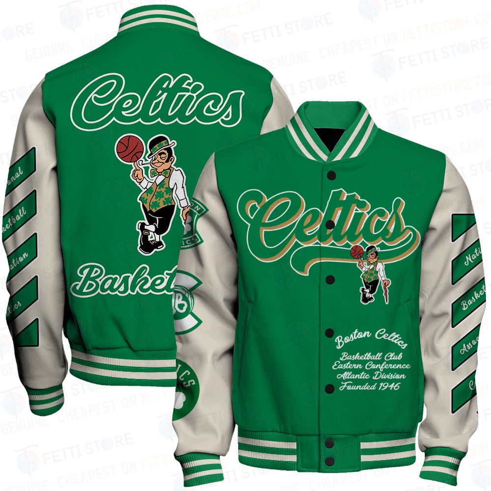 Boston Celtics National Basketball Association AOP Varsity Jacket SFAT Ver 01