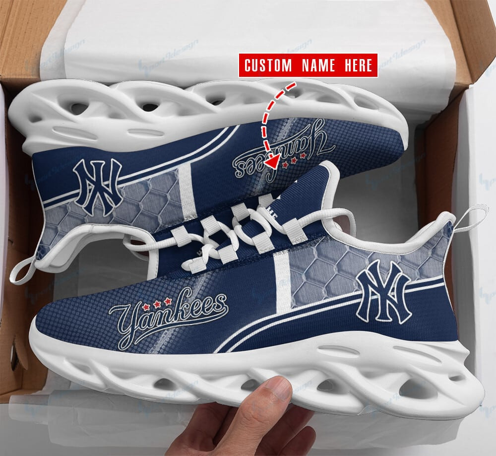 New York Yankees Personalized Clunky Sneaker Max Soul Shoes Ver 21