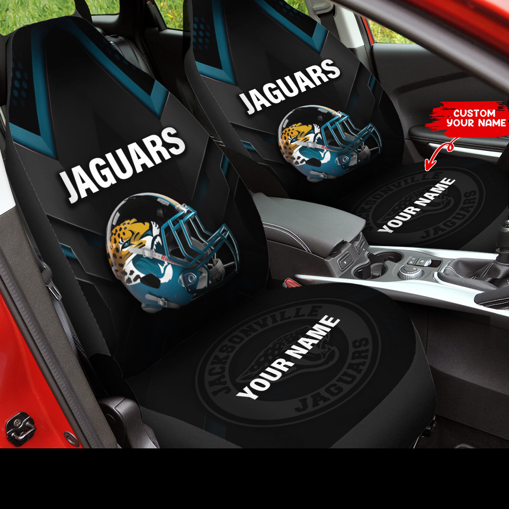 Jacksonville Jaguars Personalized Car Seat Cover Set CSC1179