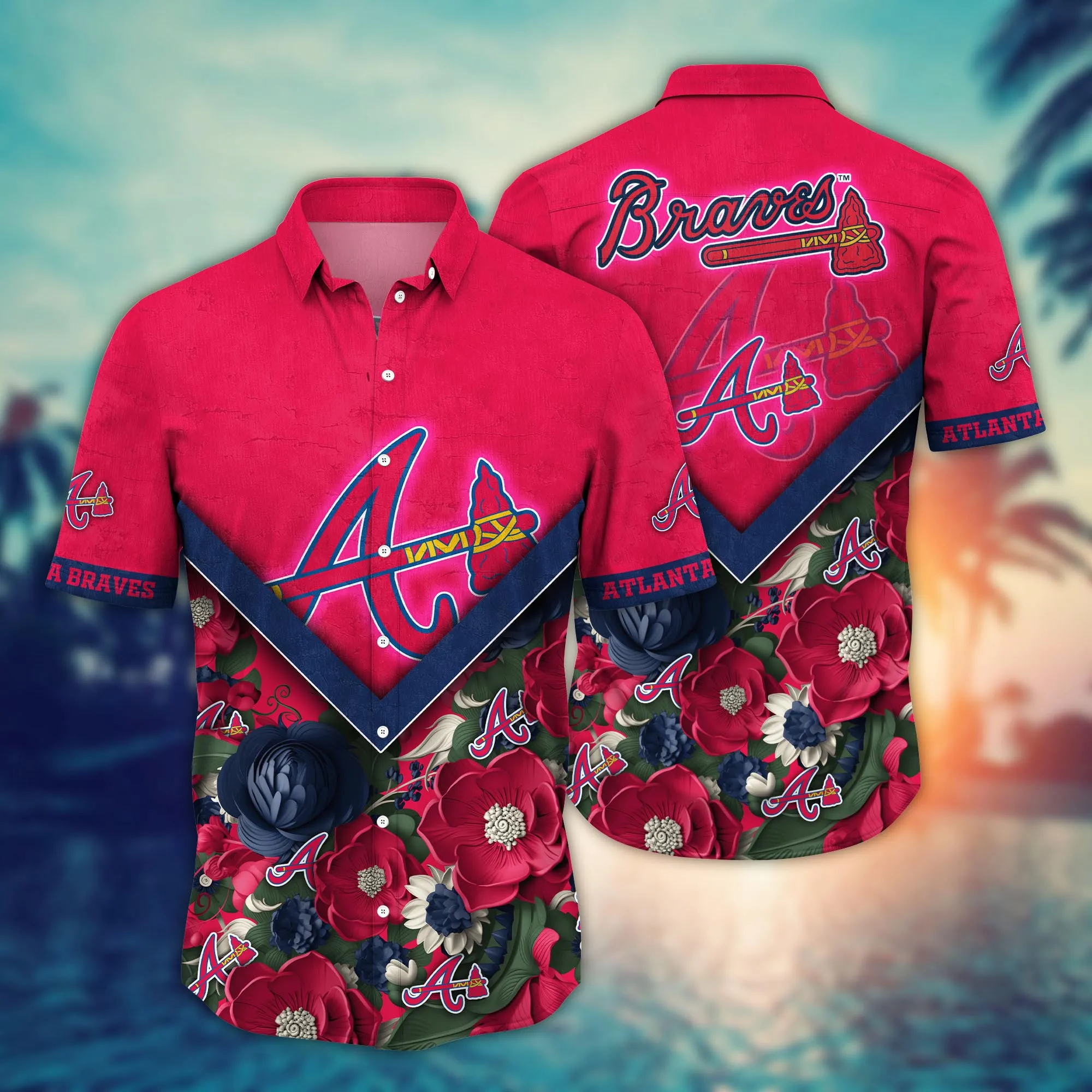 Atlanta Braves Mlb Hawaiian Shirt Custom Festivals Friendly Match Shirts