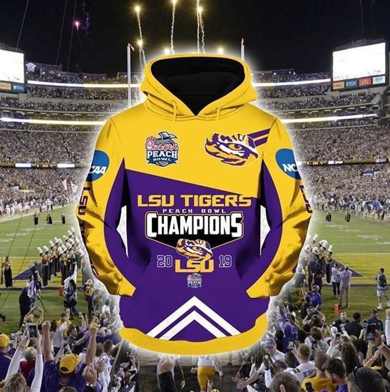 Lsu Tigers Ncaa 3D Hoodie Sweatshirt
