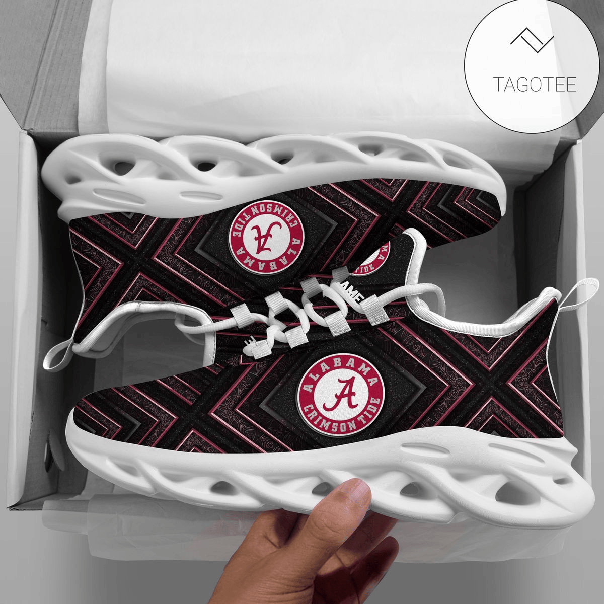 Alabama Crimson Tide Max Soul Shoes Sport Sneakers 1841