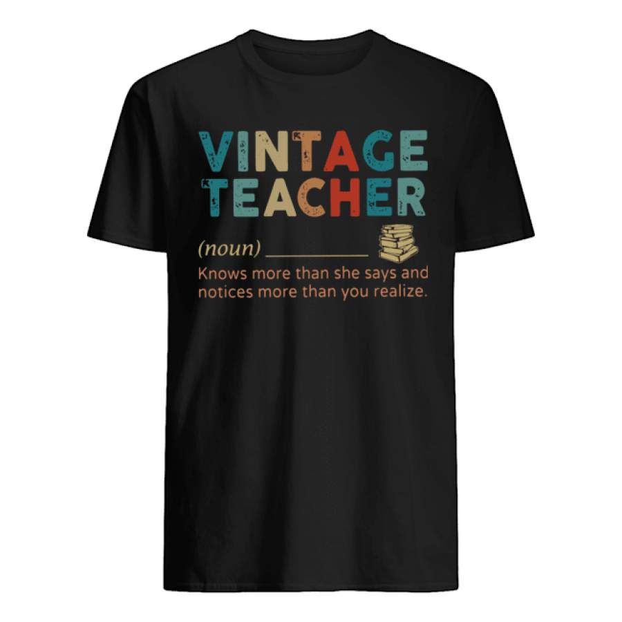 Vintage teacher noun shirtVintage Teacher Noun Shirt