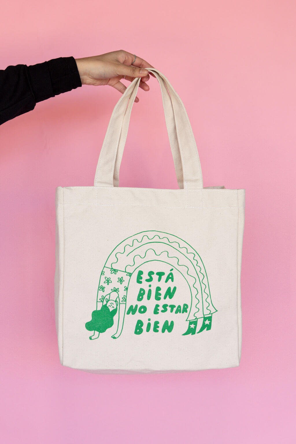 Esta Bien Tote Bag – Latina Tote Bag – It’s okay to not be okay – Latina Power – Latina Gift – Cute Tote Bag – Green Tote Bag