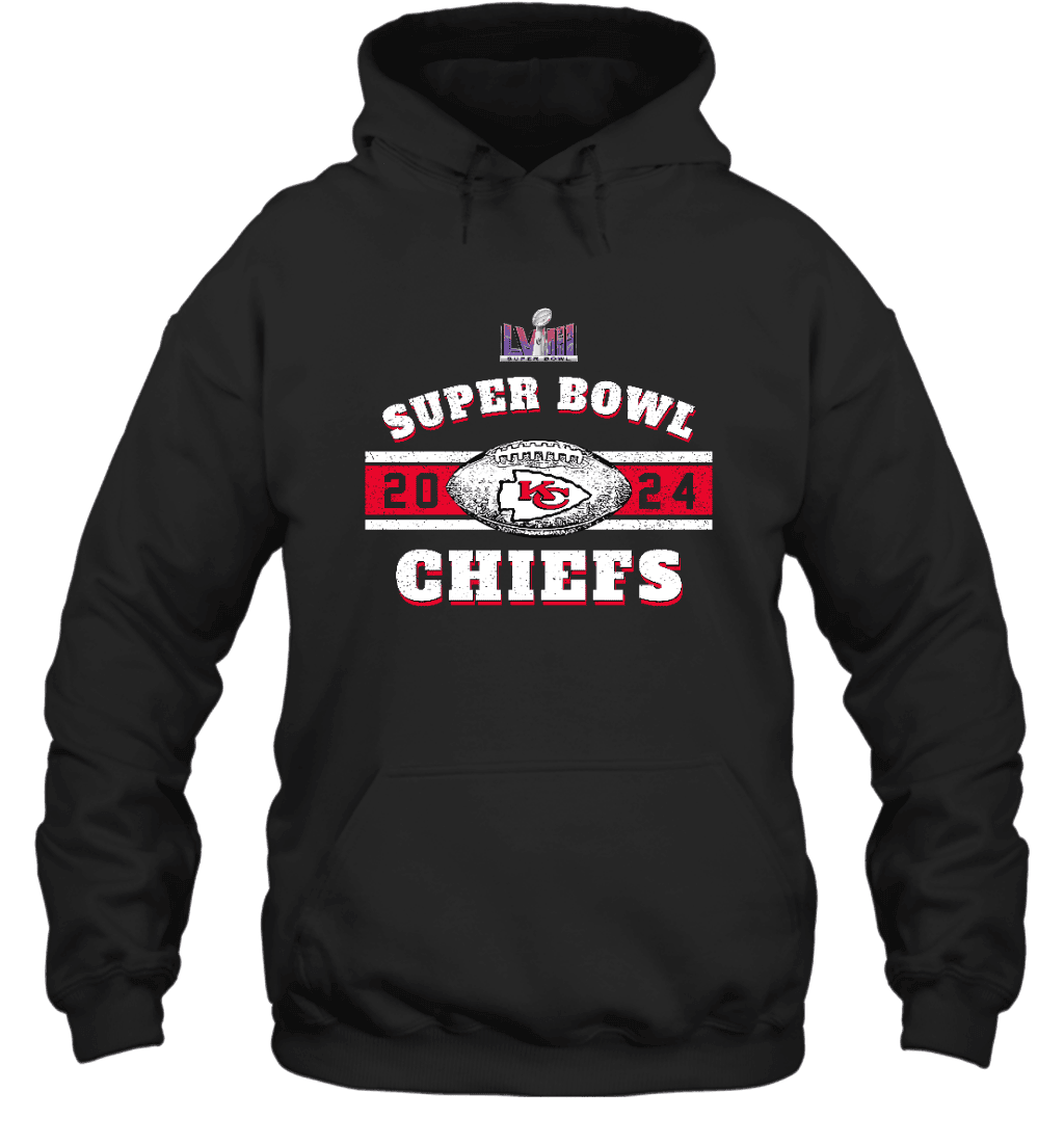 Kansas City Chiefs Super Bowl LVIII Ball Unisex 2D Hoodie