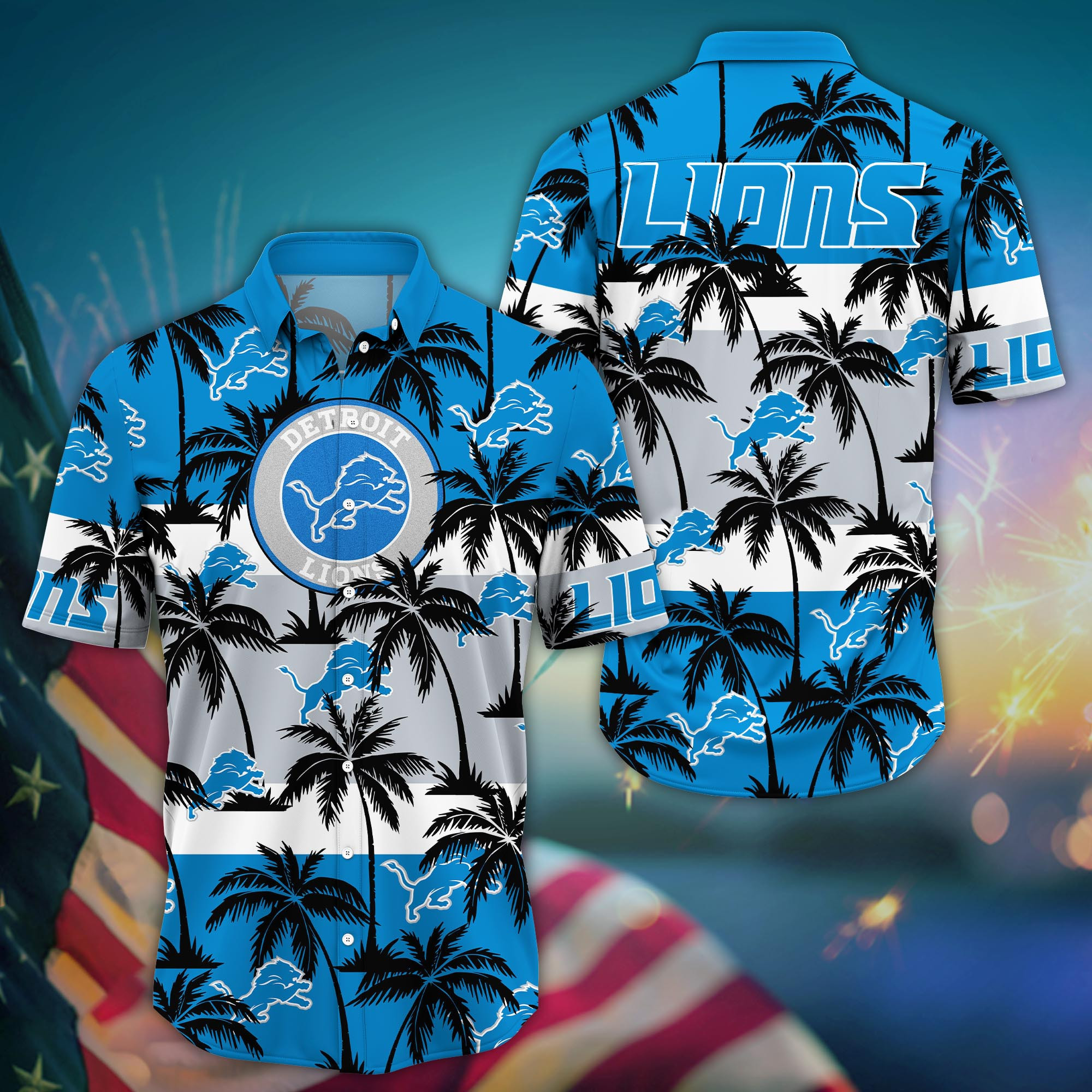 Detroit Lions Aloha Shirt Trending Summer. Gift For Fan H50604 - Product by Prowallart Shop