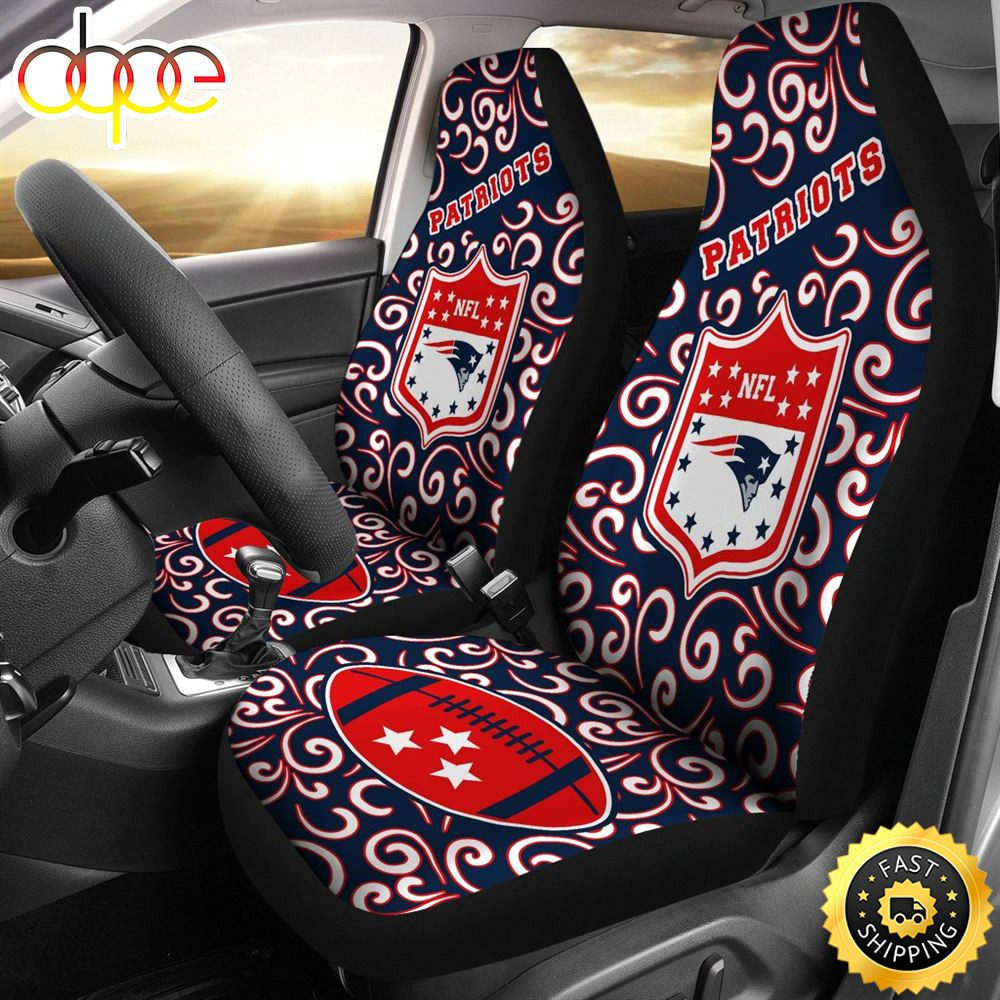 New England Patriots Car Seat Covers Set CSC5702