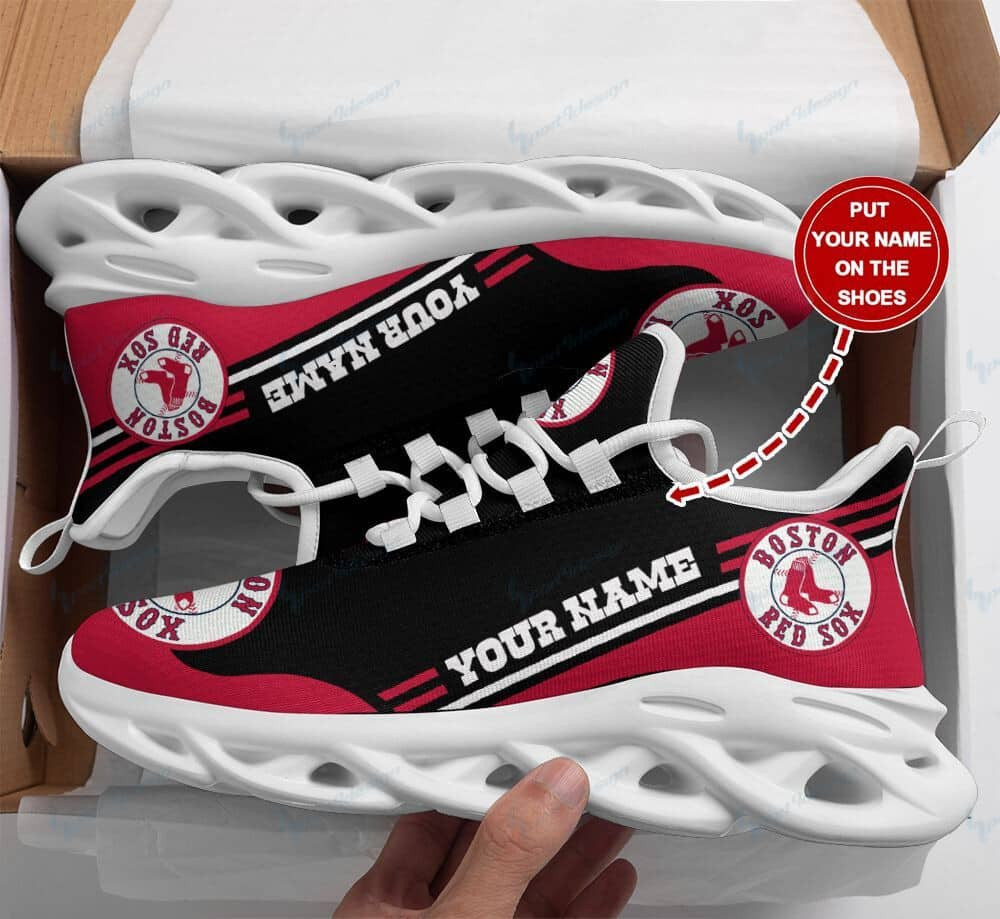 Boston Red Sox Personalized Clunky Sneaker Max Soul Shoes