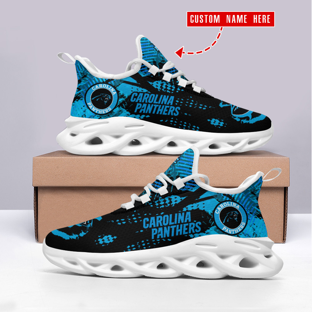 Carolina Panthers Personalized Clunky Sneaker Max Soul Shoes MS984