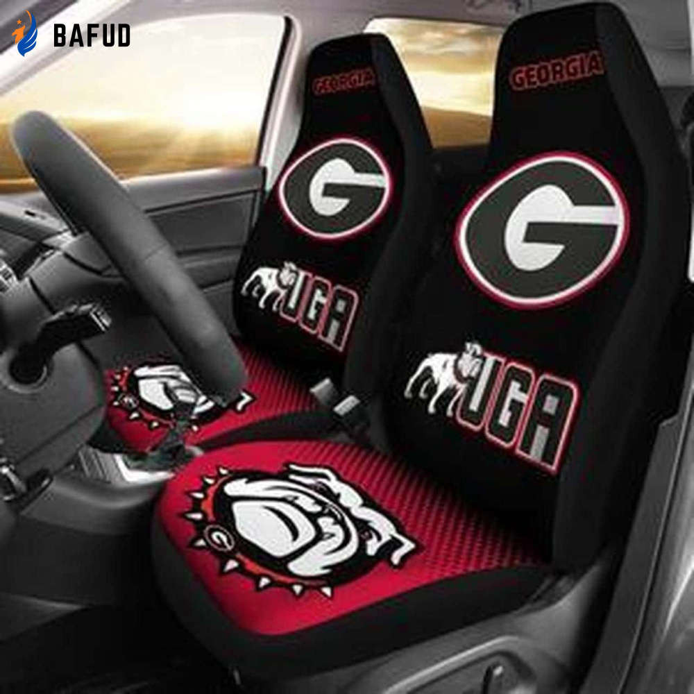 Georgia Bulldogs Car Seat Cover Set for Fan Gift CSC400