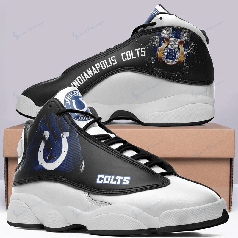 Indianapolis Colts Air Jordan 13 Shoes Custom Sneakers JD13 V720