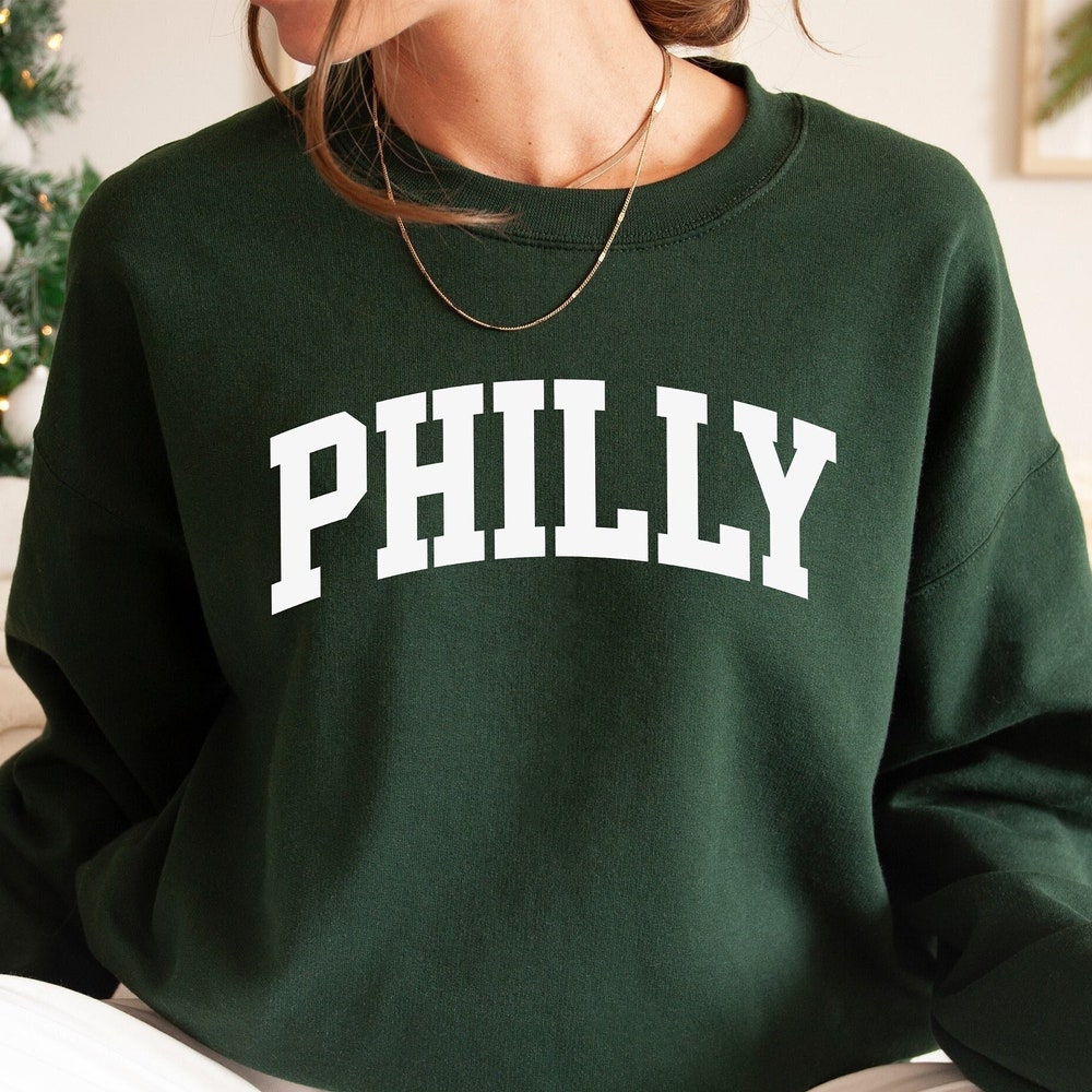 Philly Hoodie, Philly Sweatshirt, Philadelphia Sweatshirt, Philadelphia Fan Sweatshirts, Philly Sports Gifts, Eagles Sweatshirt, Philly Gift Teerealmstore