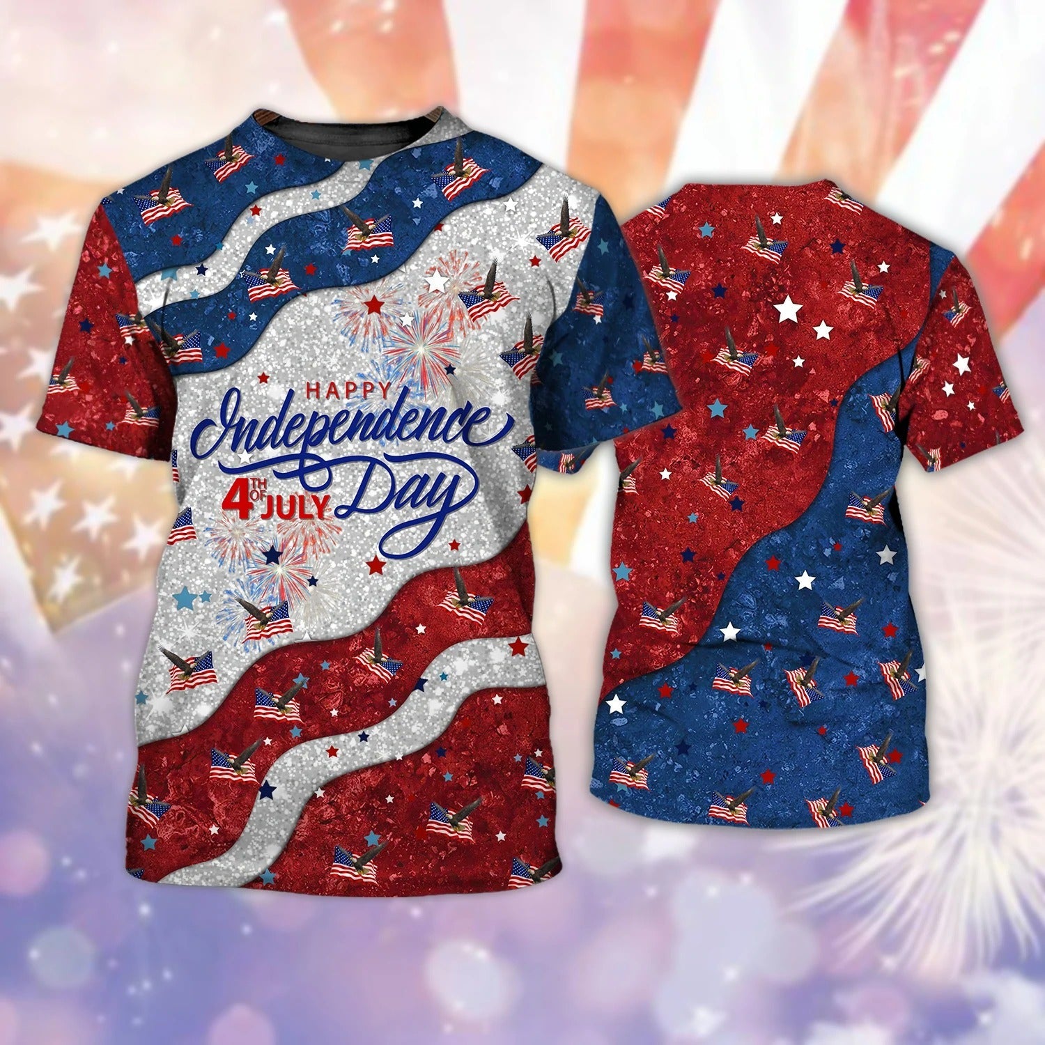 Eagle American Hawaiian Shirt – Independence Day Is Coming- 3D Full Print Shirt Happy 4Th Of July Shirt