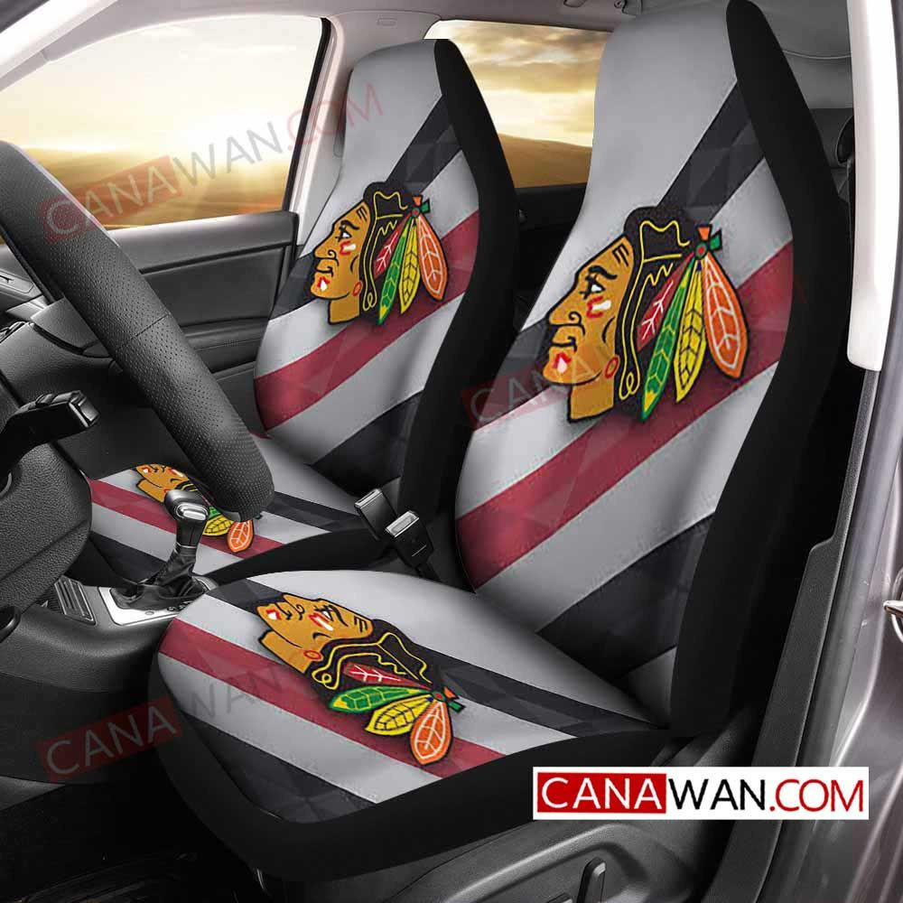 Chicago Blackhawks Car Seat Cover Set CSC3857