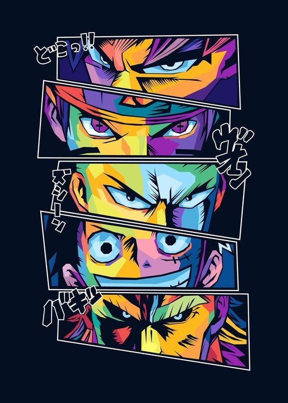 ‘Anime legends in pop art’ Poster by Ardani Ardani | Displate in 2022 | Pop art posters, Cool ani… in 2022 | Pop art posters, Cool anime wallpapers, Anime artwork wallpaper