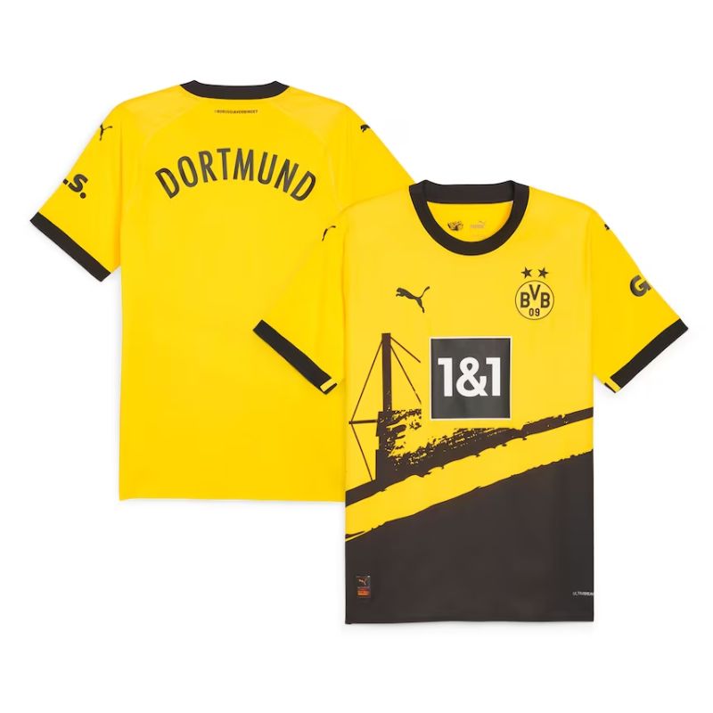 Borussia Dortmund 2023/24 Home Customized Jersey – Yellow