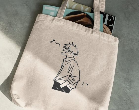 New Tote Bag N095, Canvas Tote Bags, Tote Bag Design, Tote Bag Idea