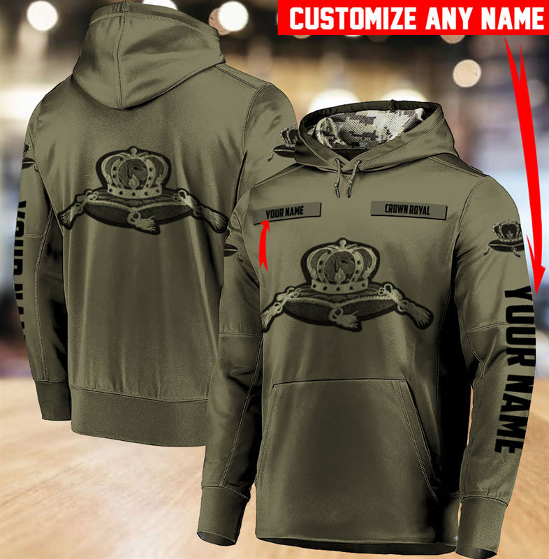 Personalized Crown Royal Us Army Hoodie