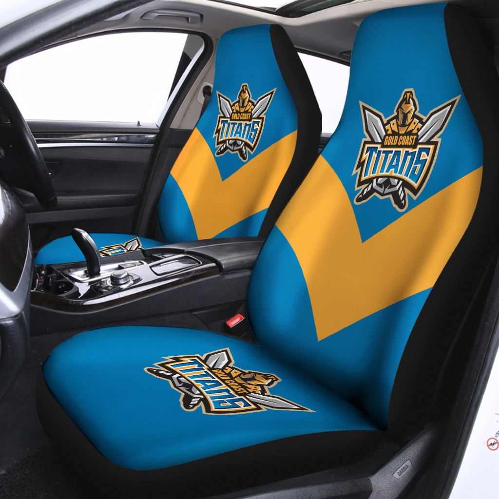 NRL Gold Coast Titans Car Seat Cover Set CSC5722