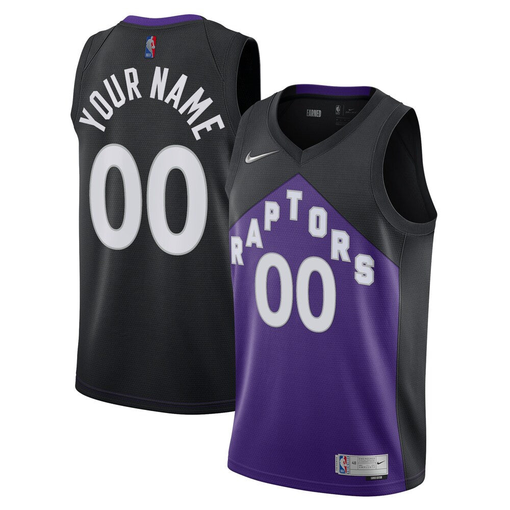 Toronto Raptors Nike Earned Edition Swingman Jersey Custom Mens